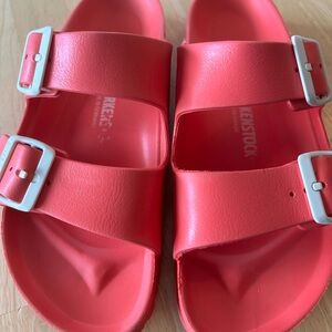 Birkenstock Women's Vibrant Coral Sandals